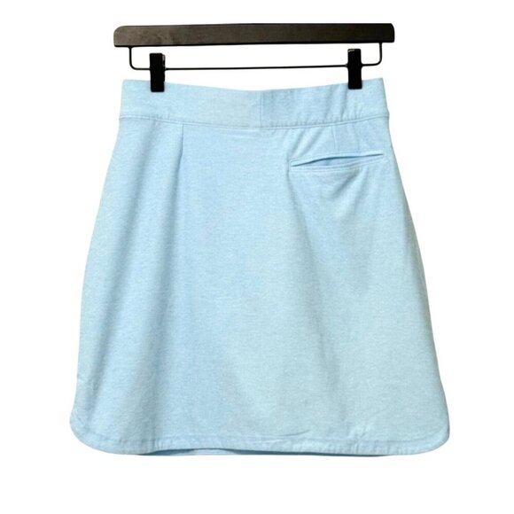 Peter Millar Women's Knit Skort Light Blue Golf Tennis Pickleball UPF 50 Size XS - Picture 2 of 9
